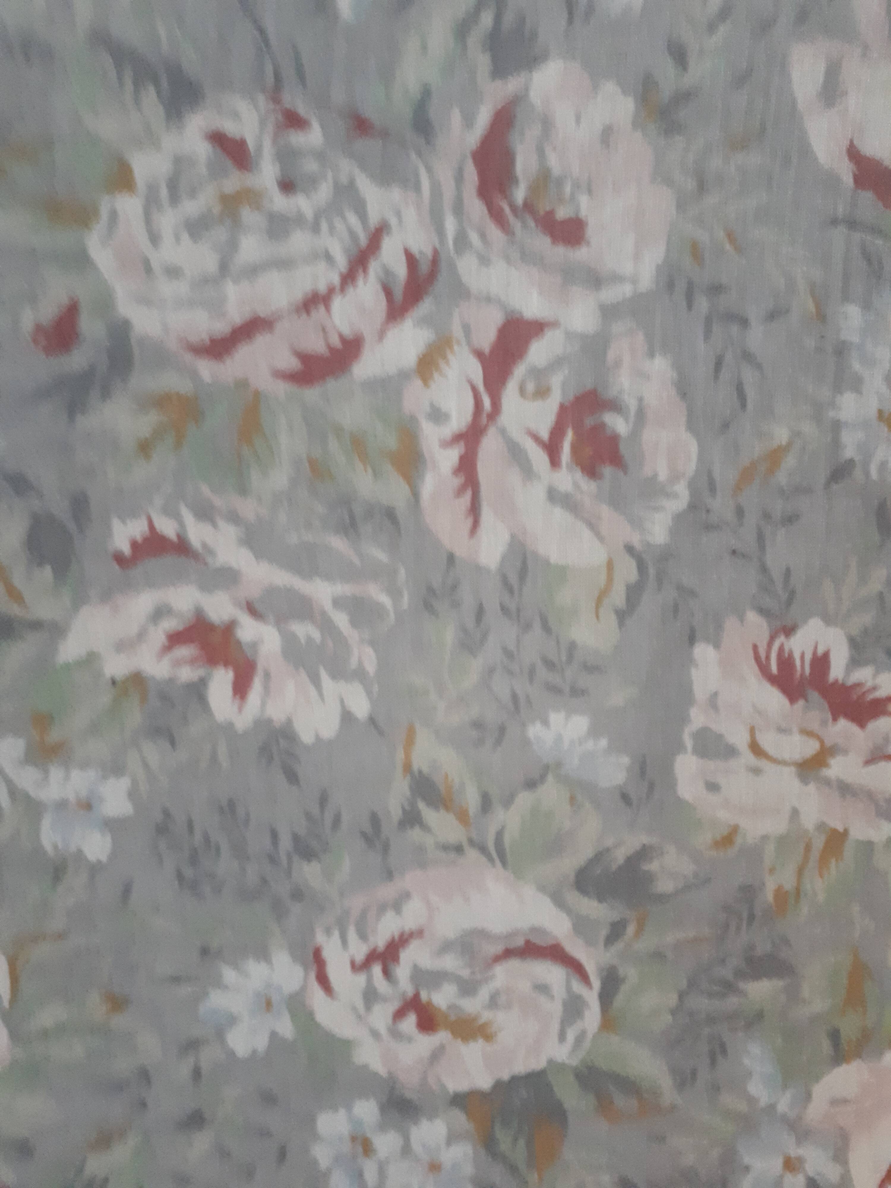 Antique fabric screen 1950