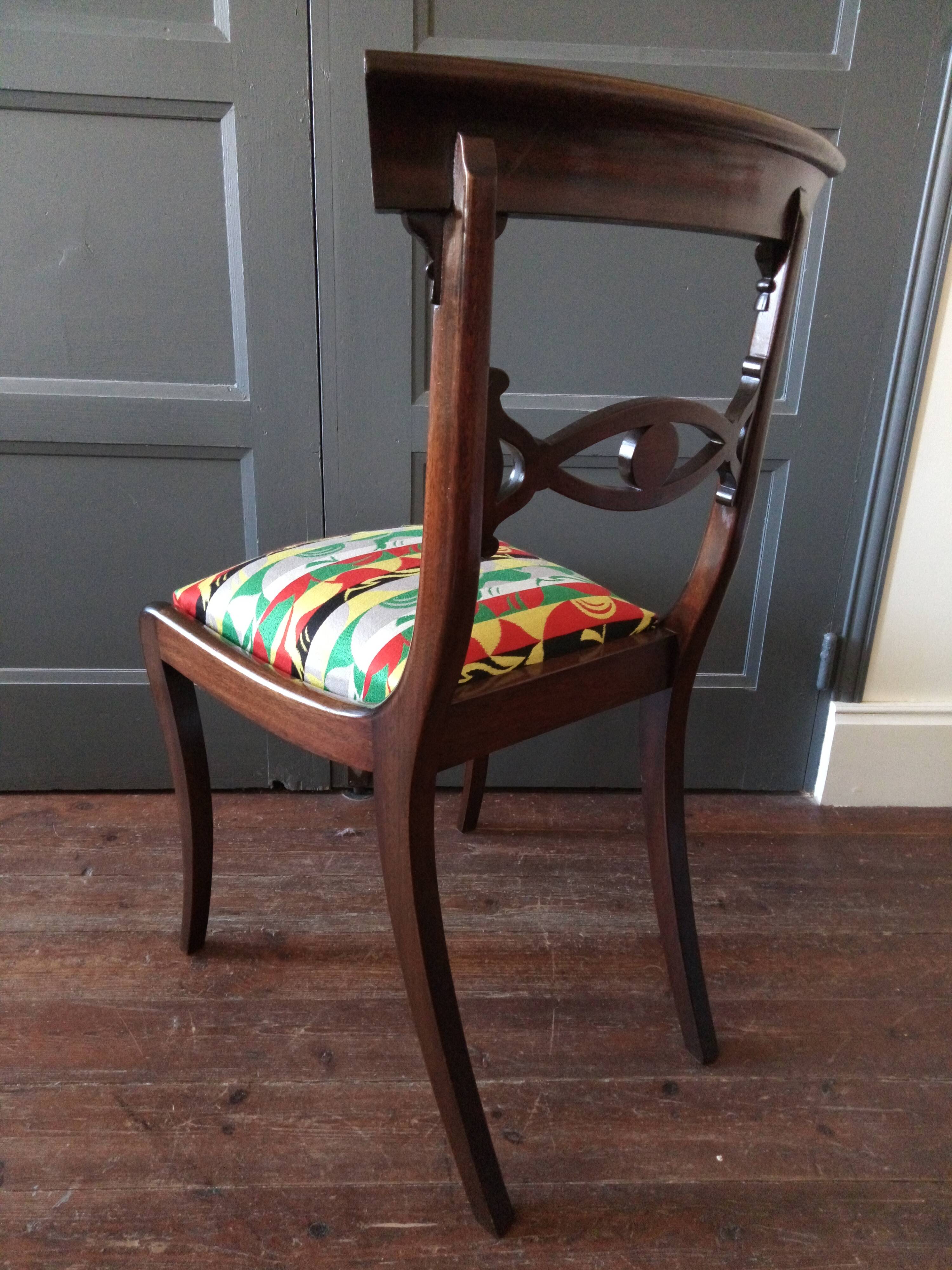 Set of 6 Regency mahogany chairs