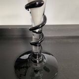 Vintage soliflore vase in glass paste 50s