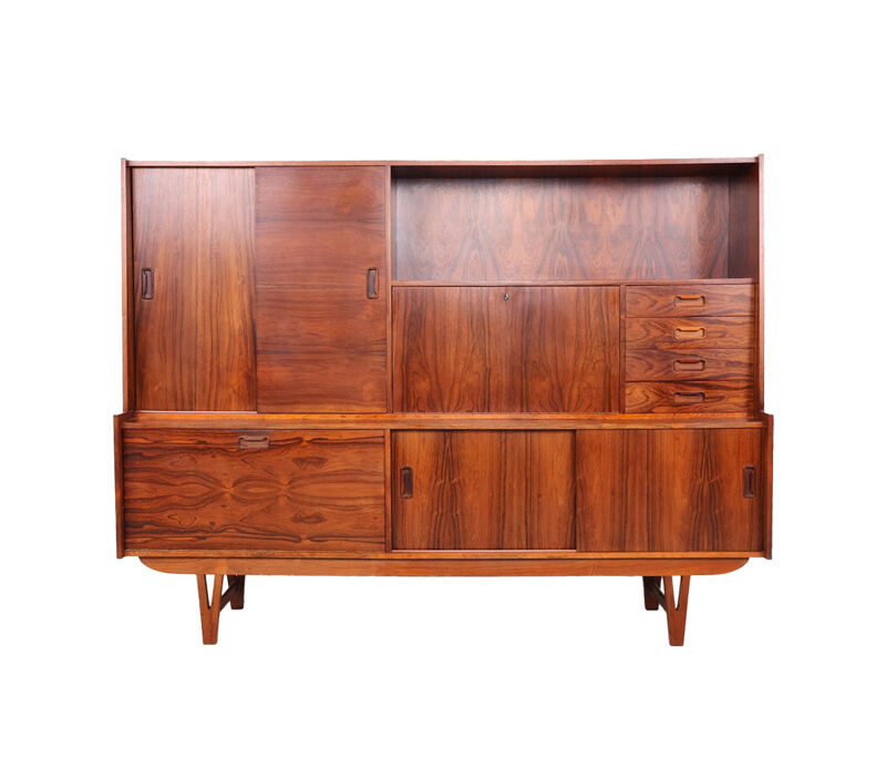 Vintage Dutch design sideboard with asymmetrical layout, 1960s