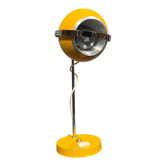 Lampe monteuse eyeball vintage en acier des années 60-70