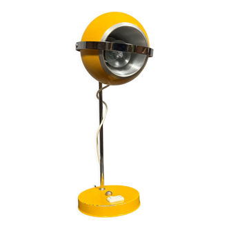 Vintage eyeball steel editor lamp from the 60s-70s