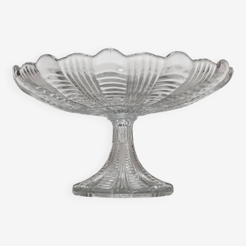 Large glass fruit bowl Schmid Verrerie