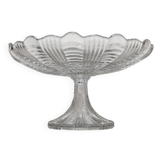 Large glass fruit bowl Schmid Verrerie