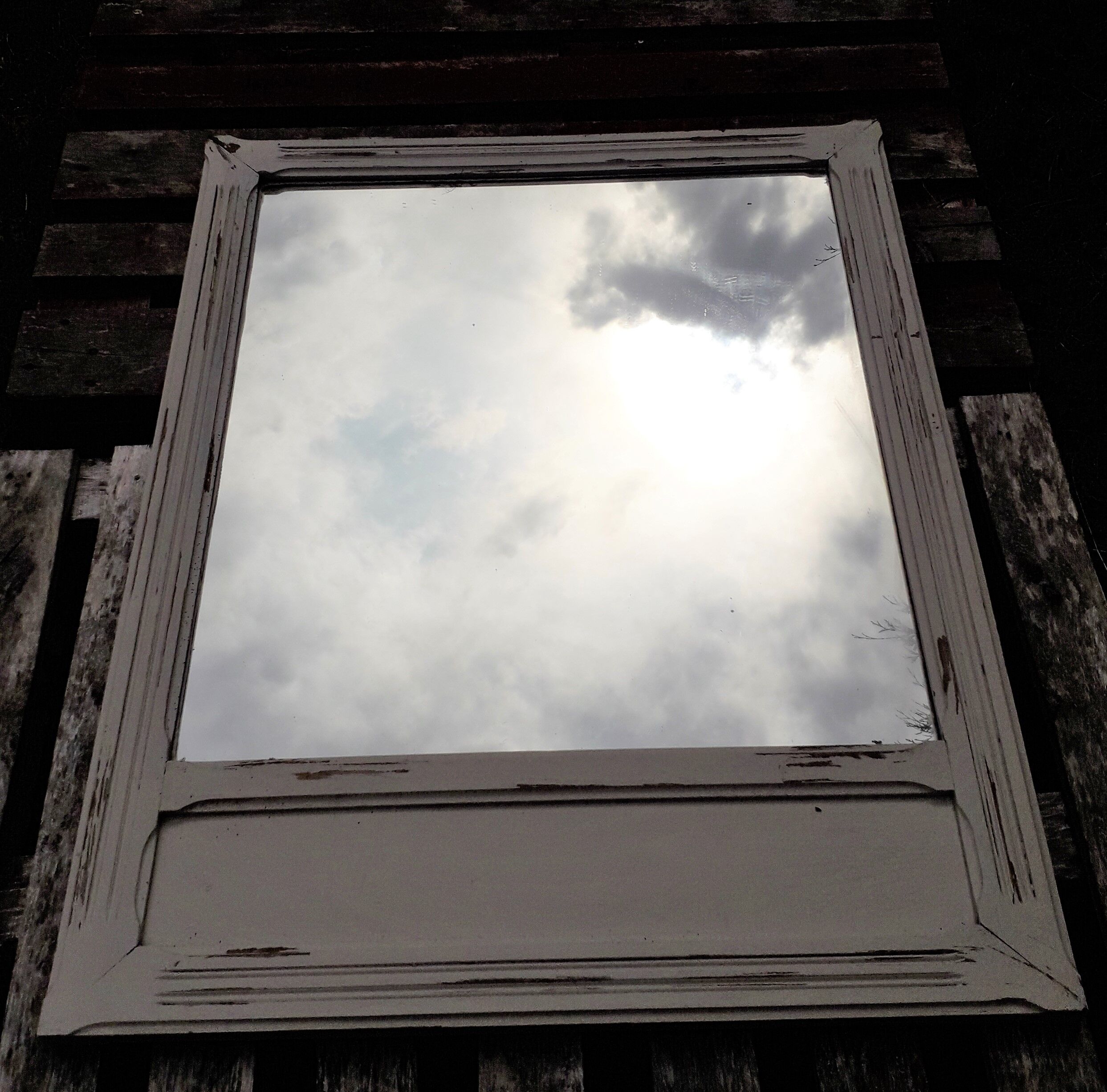Old mirror 87x114cm