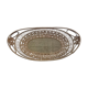 Large old oval wicker basket