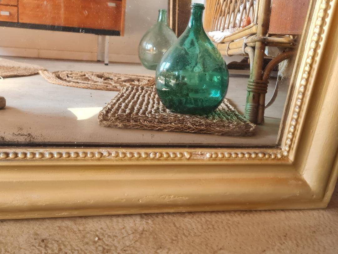 Miroir Louis Philippe doré 88 x 72