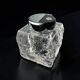 Briquet en forme de cube de glace par Antonio Imperatore, verre de Murano, Italie, années 1970.