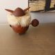 Figurine viking en teck