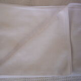 White damask cotton table 120 x 270cm