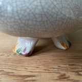 Bassano table planter, splashing flowers Italy