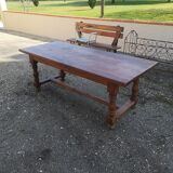 Solid oak farmhouse table