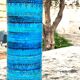 Large Rimini Blue Vintage Vase Italy - Bitossi - Aldo Londi 31 cm