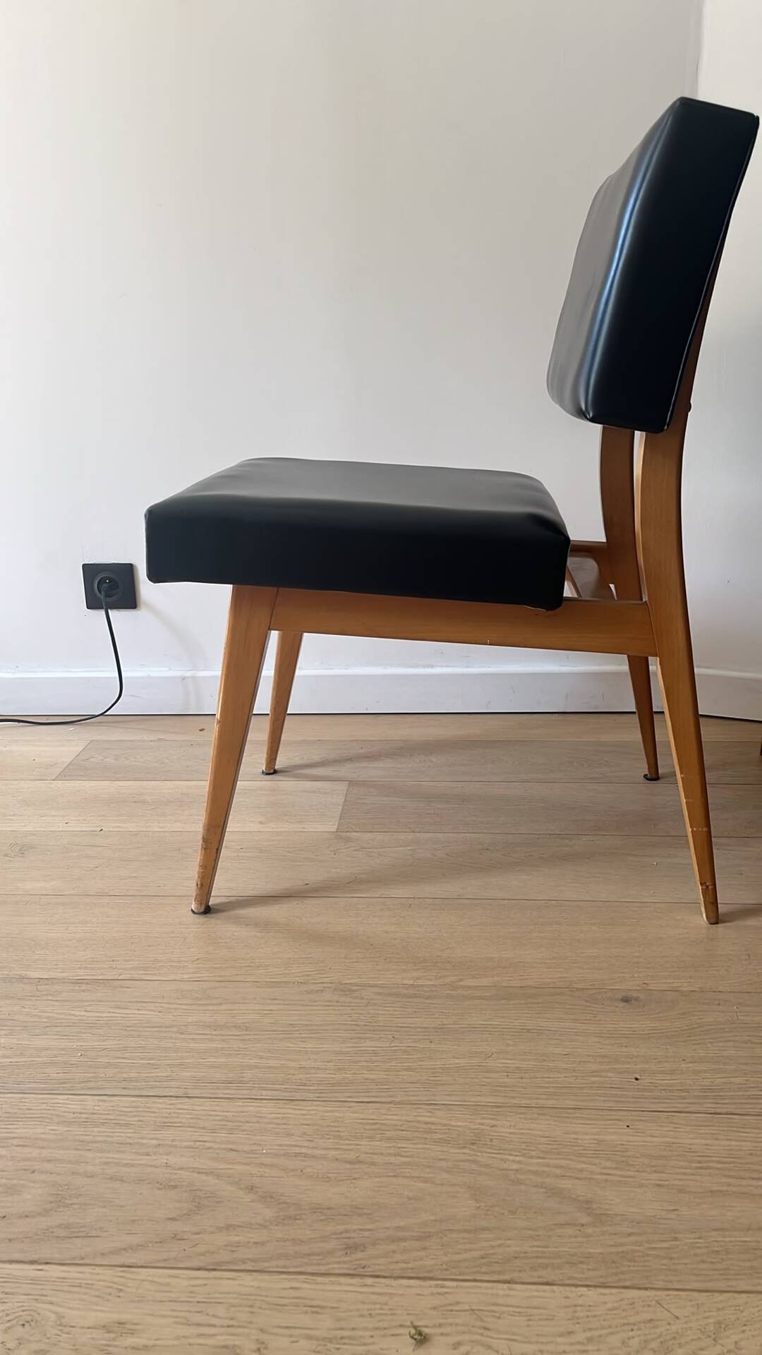 Paire de chauffeuse midcentury