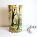 Umbrella door, metal, 80's decorations, vintage