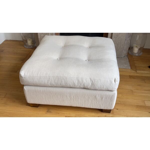 2 sofas caravane thala (220x105x70cm) in stretch fabric + 1 pouf | Selency