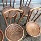 Suite of 8 Viennese bistro chairs "W.Baumann"