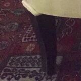 Toad armchair in yellow cotton