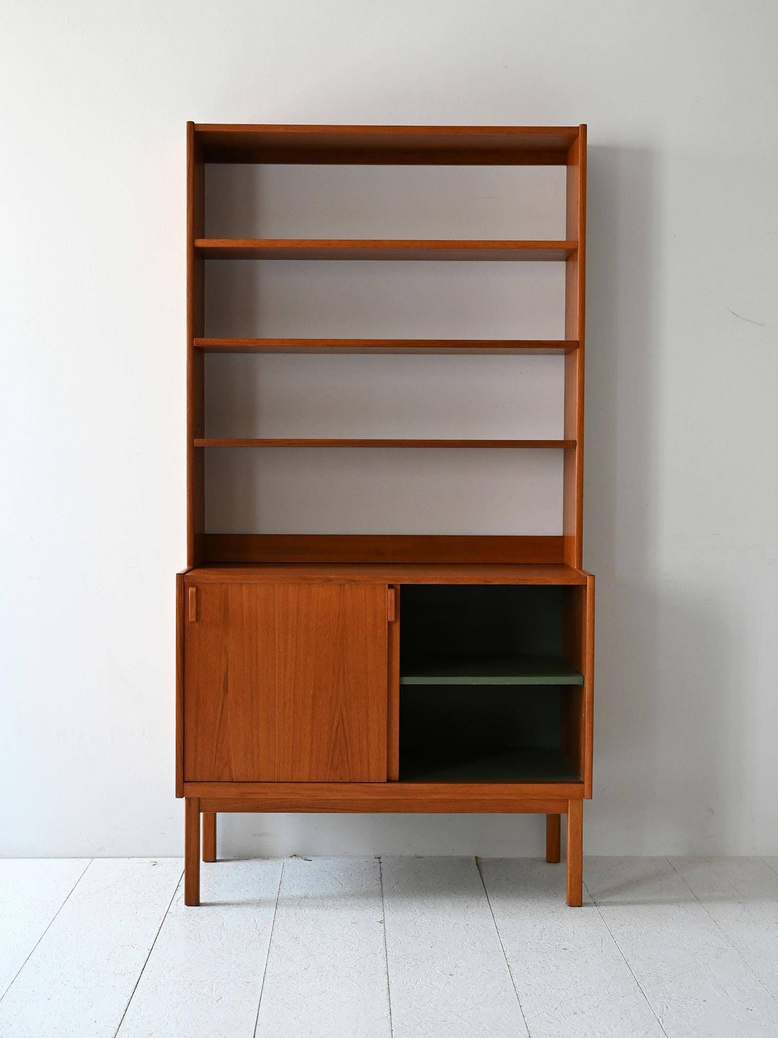 1960s Scandinavian Teak Bookcase by B. Fridhagen for Bodafors