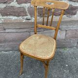 Chaise bois courbé viennoise 19eme J J Kohn