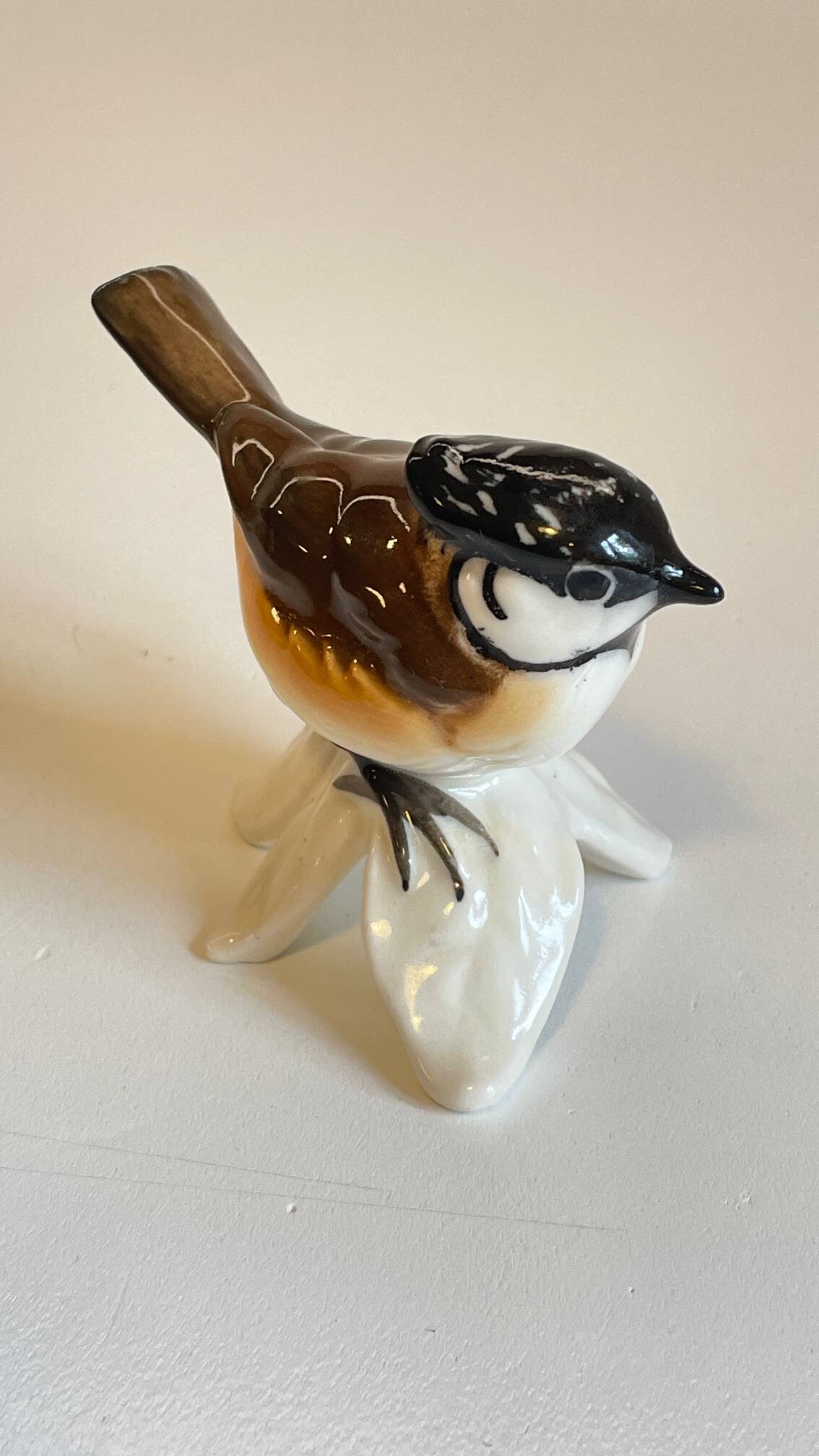 Small bird vintage german porcelain