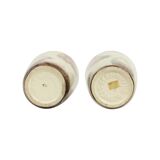 Couple West Germany Vases Bay Keramik Abstract Marble Pattern 606-20