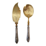 Art deco ice cream cutlery set