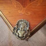 Louis XV style game table in marquetry