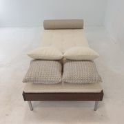 Wengé Daybed with Dedar Cushions and Bolster, 1970s