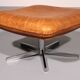 Vintage de Sede S 231 Leather armchair & ottoman, Switzerland 1960s