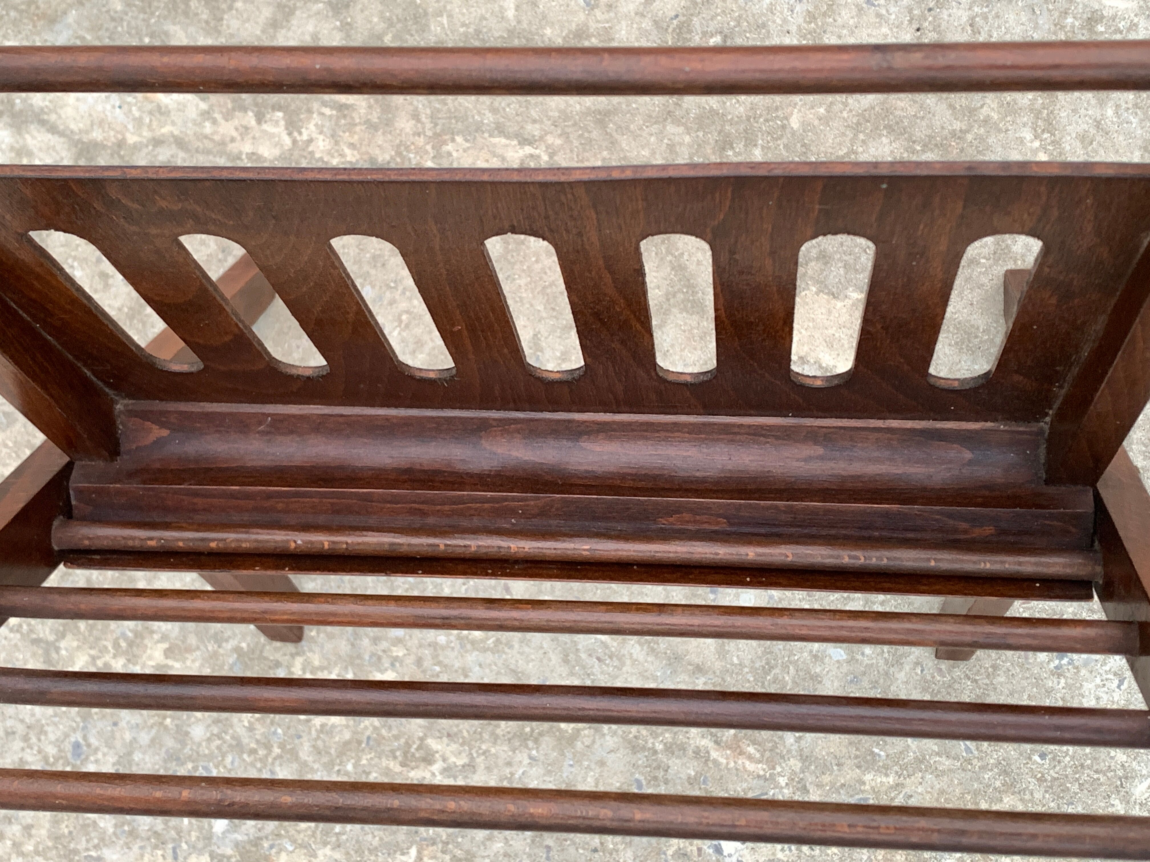 Folding wooden magazine door, Danish design Cees Braakman, 1960