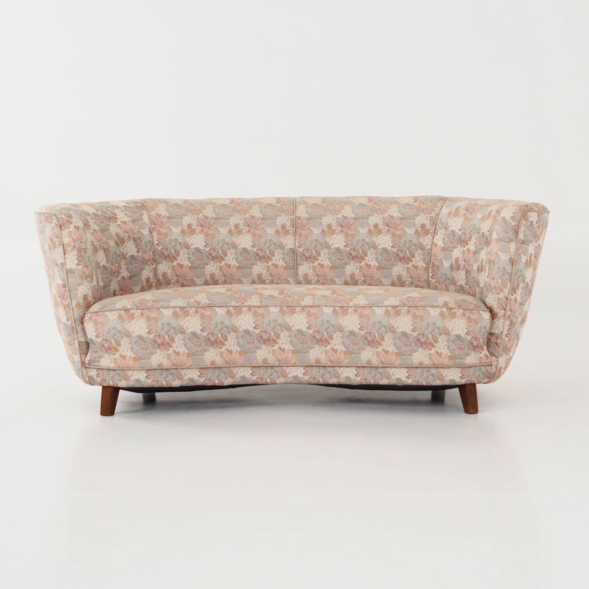 Sofa banane, design danois, années 1970, production : Danemark