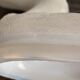 Antique white opaline candy box