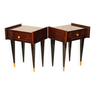 Pair of vintage 60s bedside tables