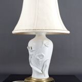 Biscuit porcelain lamp, "Calla Lily", by Nicholas Berbenczy, 1986