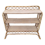 Vintage rattan shelf