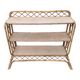 Vintage rattan shelf