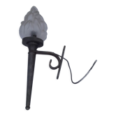 Applique en métal avec torchère
