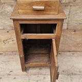 Old Burmese teak bedside table