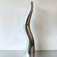 Xxl “tentacule” vase / cast aluminum – 1980s