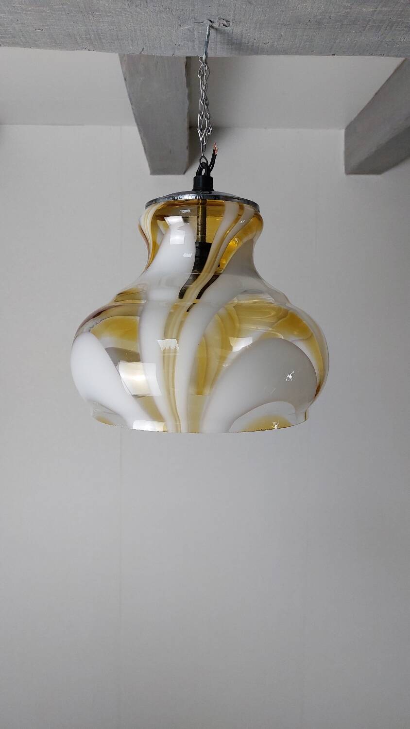 Murano lampshade pendant light