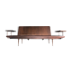 Sofa Walnut copper Wentworth Toothill years 50/60
