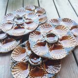 Set of oyster plates
