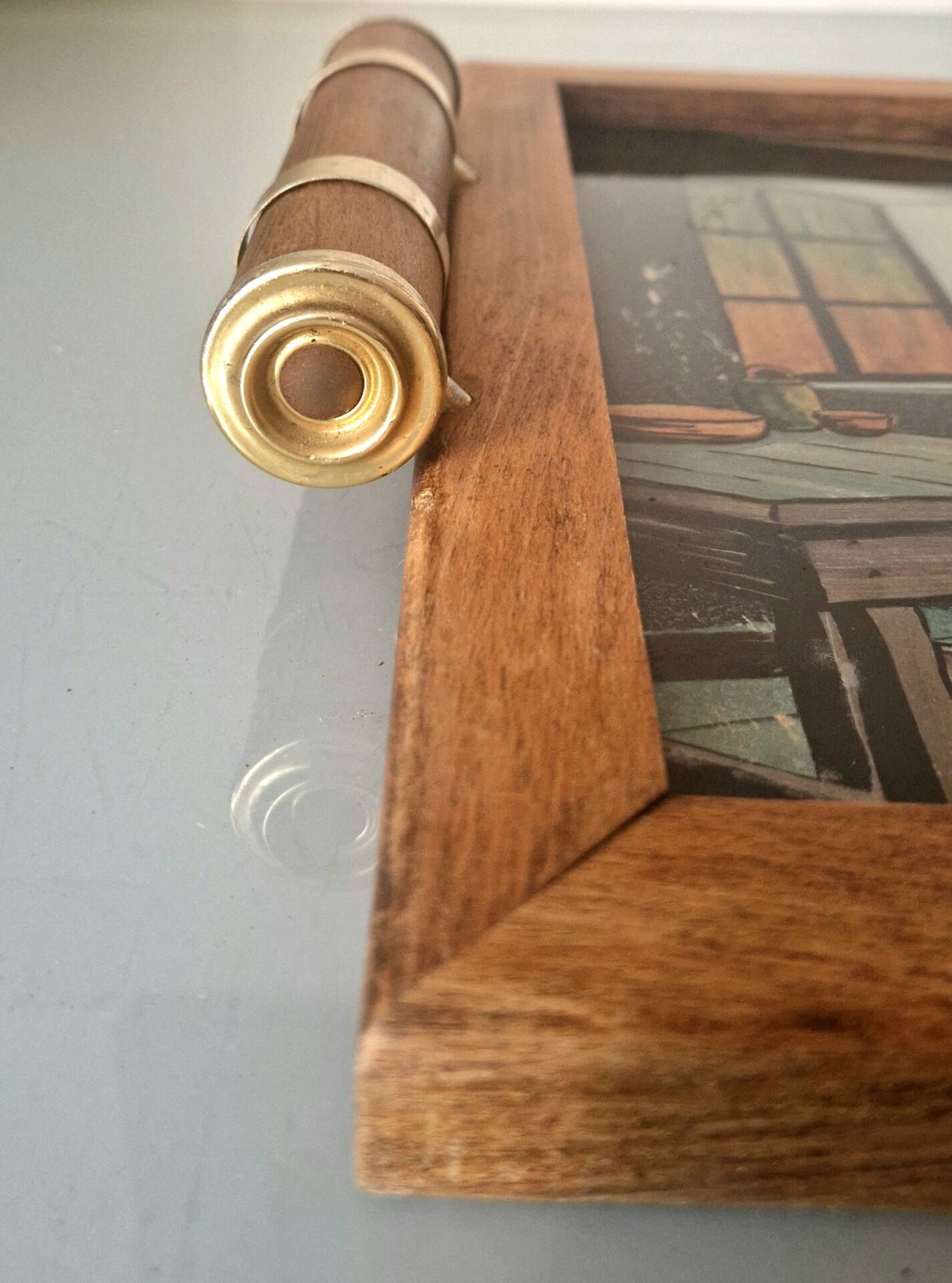 Plateau de service Art Déco signé Elgee