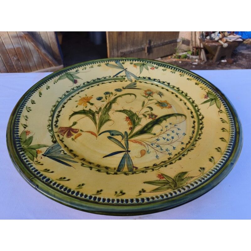 Glazed stoneware dish from St Jean de Fos