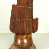 Chaise-main, siège sculptural surréaliste (style années 1970)