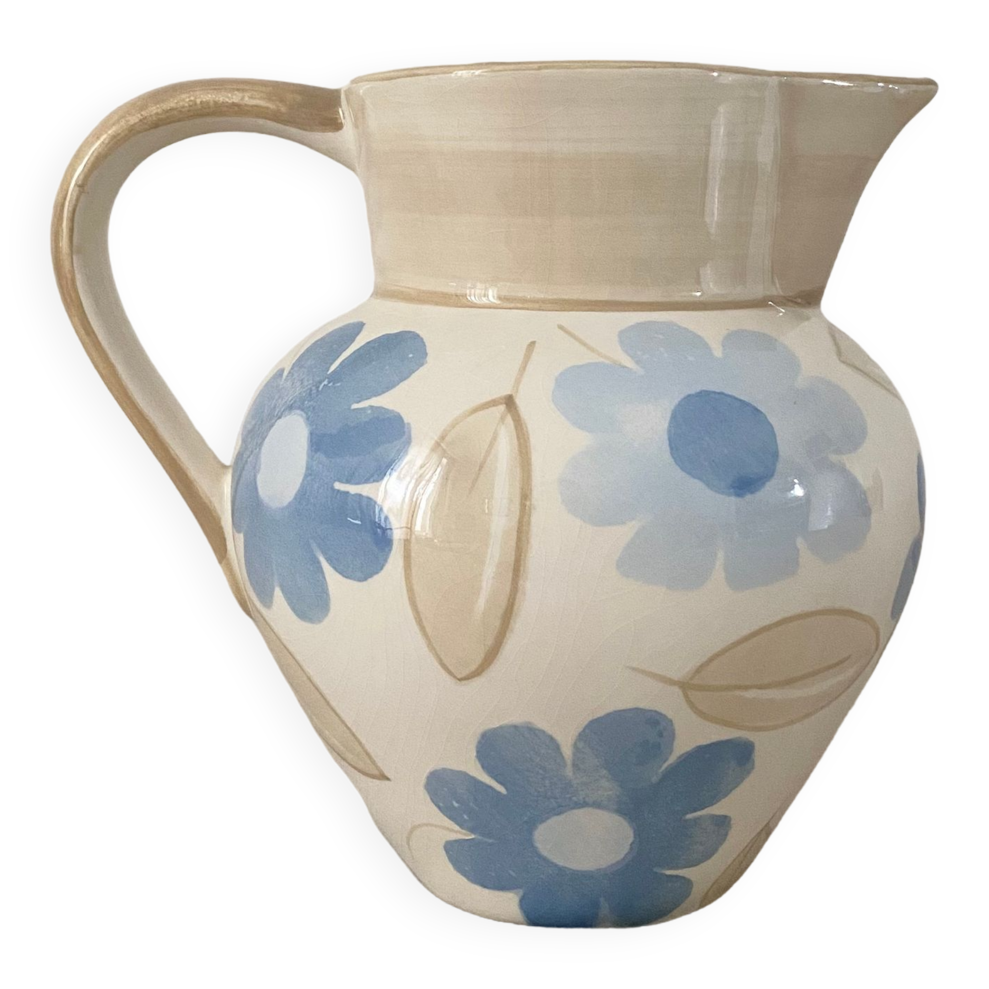 Vintage ceramic pitcher portugal