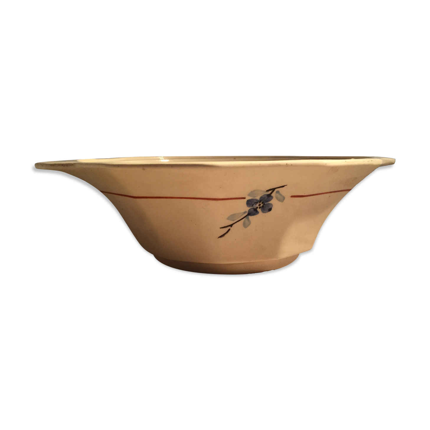 Sarreguemines earthenware dish early twentieth century