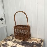 Wicker bottle holder