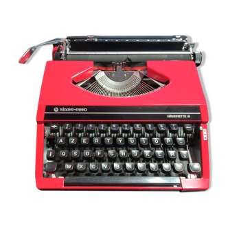 Typewriter Silver Reed Silverette S Vintage Red